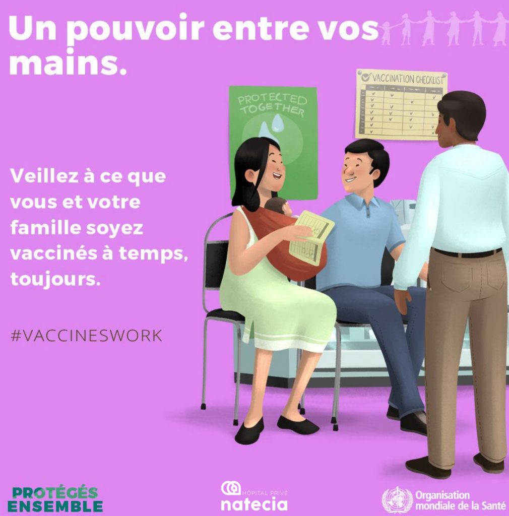Natecia : vaccins