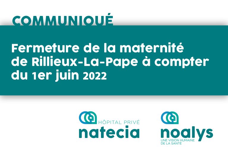 Communiqué : fermeture de la maternité de Rillieux-La-Pape à compter du 1er juin 2022