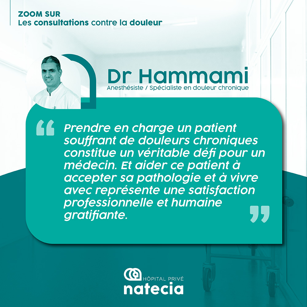 Lire la suite à propos de l’article zoom sur les consultations contre la douleur avec le Dr Hammami